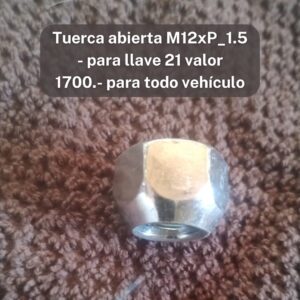 Tuerca abierta M12xP_1.5