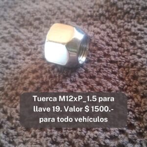 Tuerca M12xP_1.5