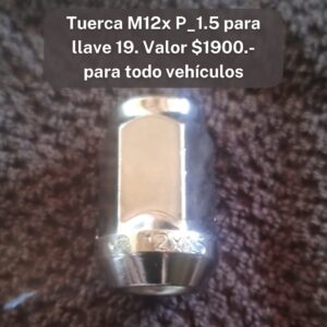 Tuerca M12X P_1.5