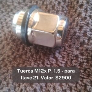 Tuerca M12xP_1.5