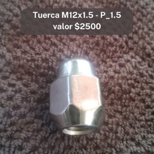 Tuerca M12x1.5 - P_1.5