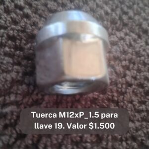 Tuerca M12xP_1.5