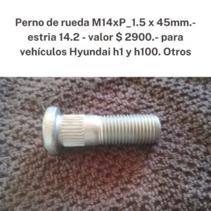 Pernos de rueda M14xP_1.5 x 45mm