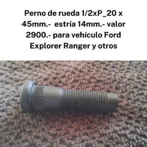 Perno de rueda 1/2xP 20x45mm