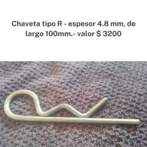 Chaveta tipo R