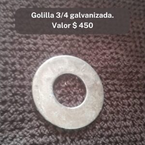 Golilla 3/4 galvanizada