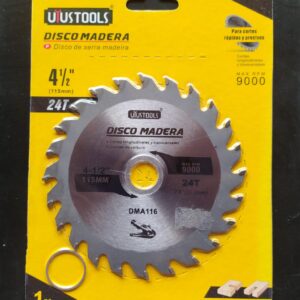 Disco sierra madera 4 1/2" de 24 dientes
